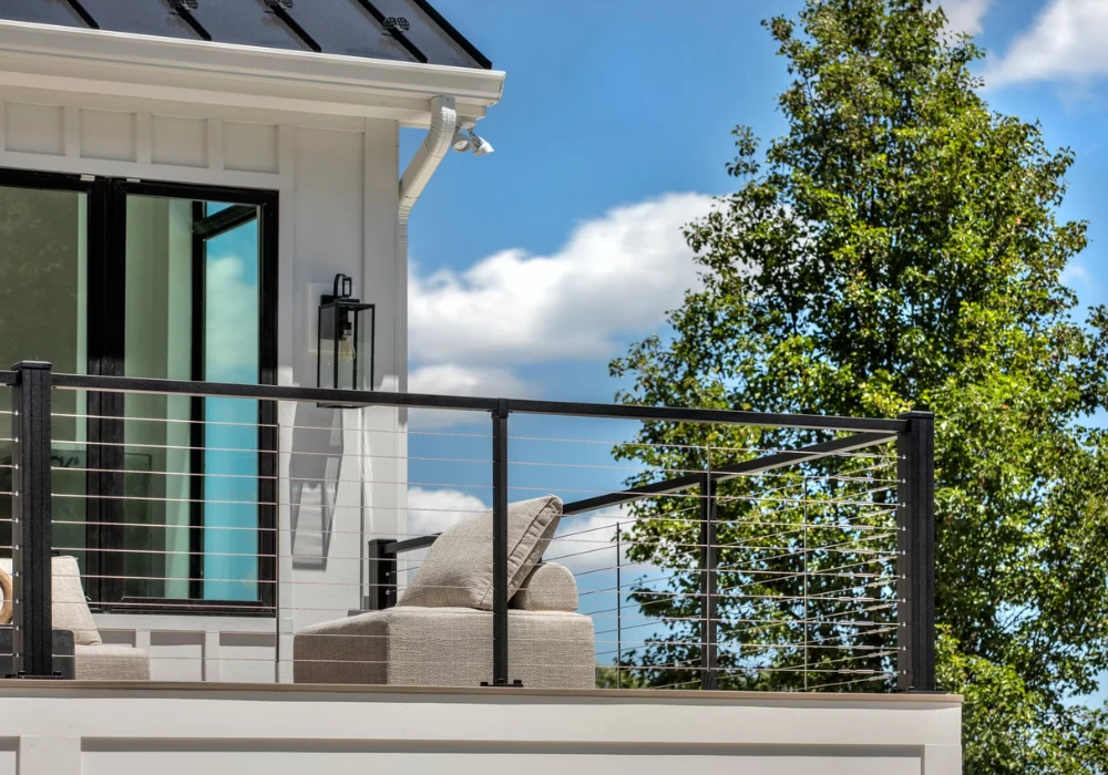 Glass and Cable Railings for a Clear View