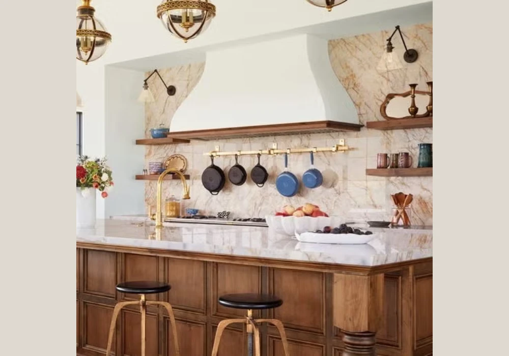 Hanging Utensil Rack Kitchen Idea