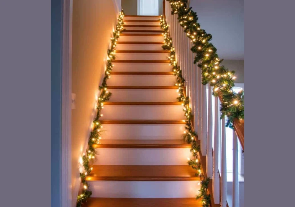 LED Light Garland for a Bright Modern Feel