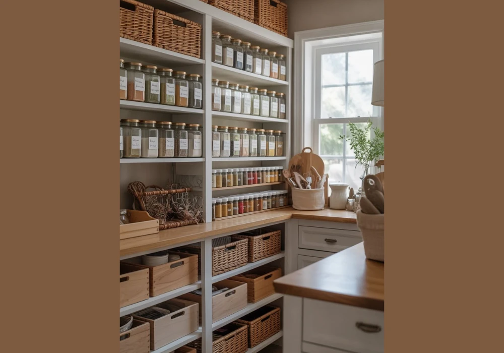 Labeling System Kitchen Organization Idea