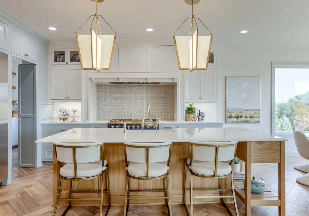 Layered Lighting Kitchen Interior Design Idea