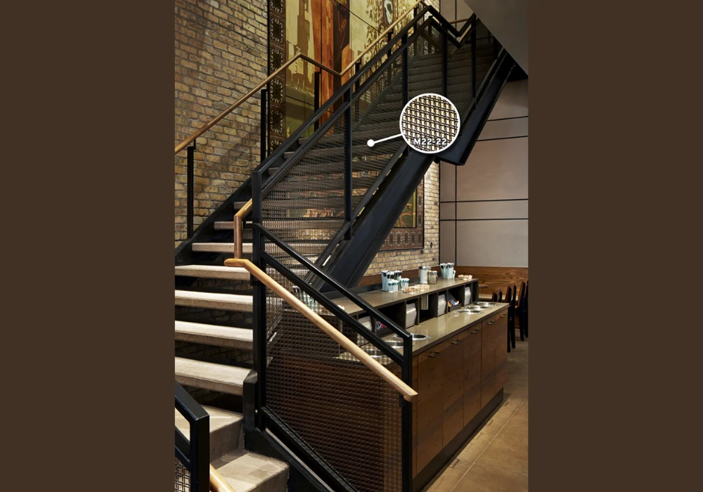 Metal Mesh Railings for a Contemporary Industrial Look