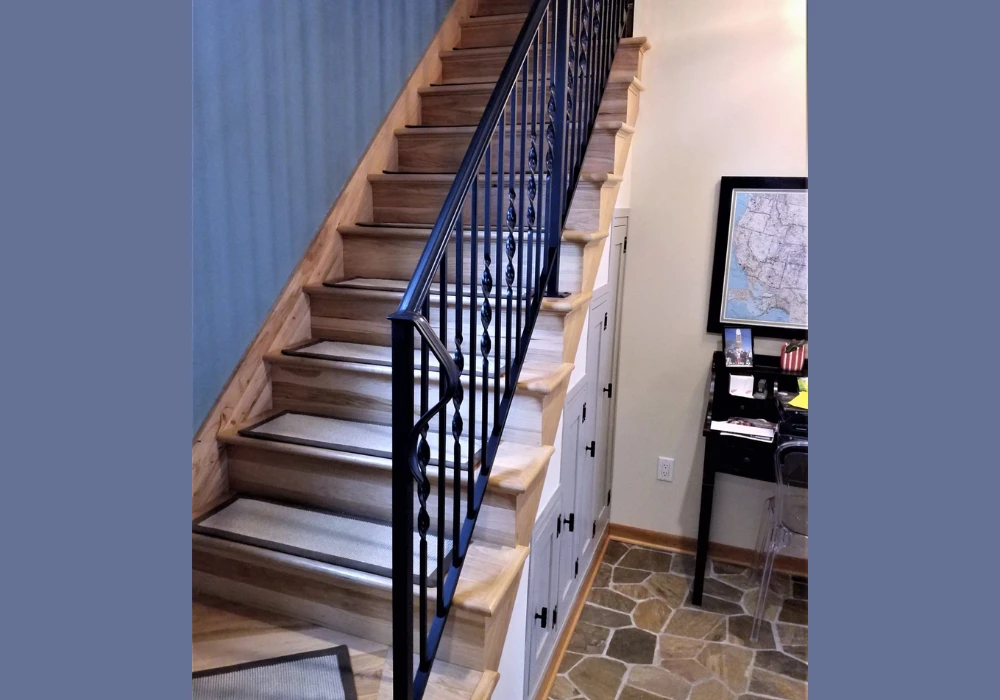 Metal Rod Railings for a Unique Twist