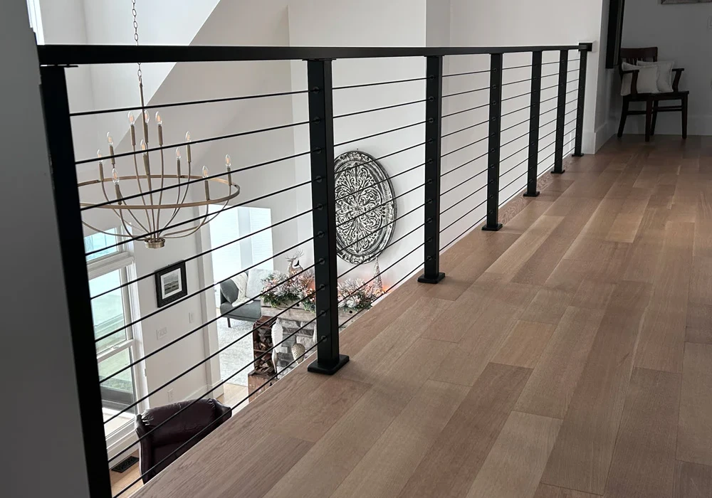 Minimalist Wire Railings for a Sleek Look