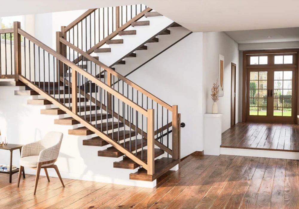 Minimalist Wood Stair Railing Ideas for a Clean Look