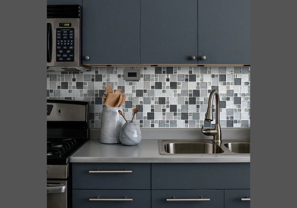 Mosaic Tile Kitchen Backsplash Ideas for Texture