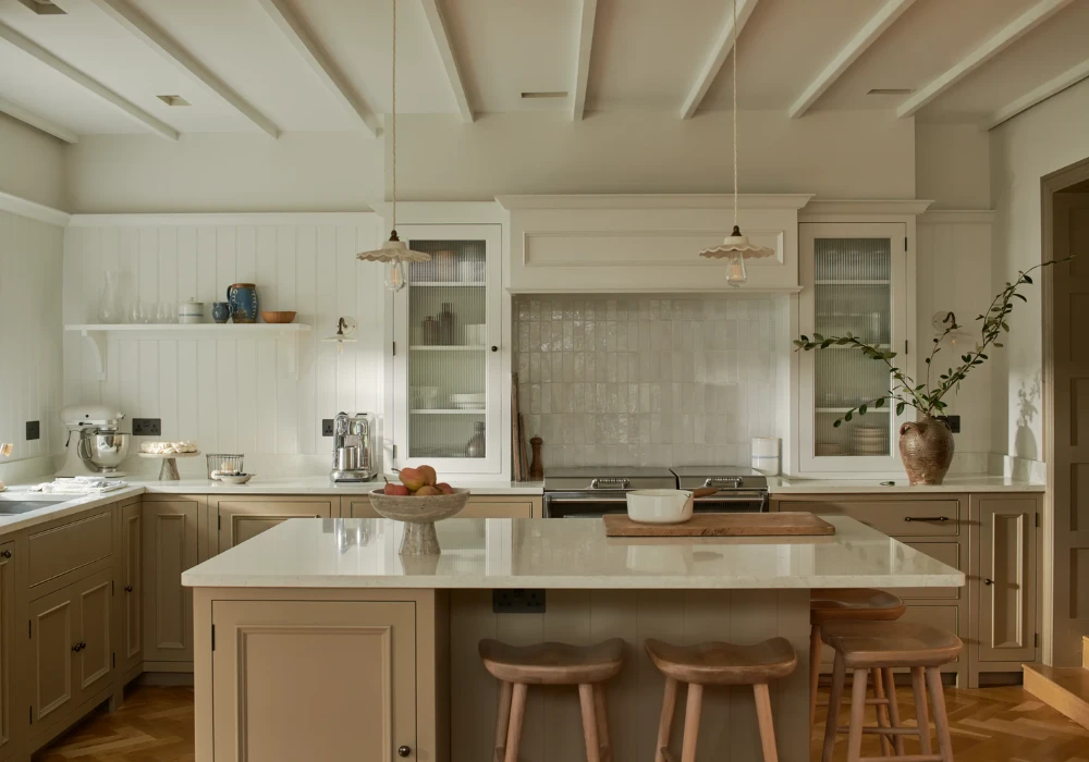 Neutral Color Palette Kitchen Interior Idea