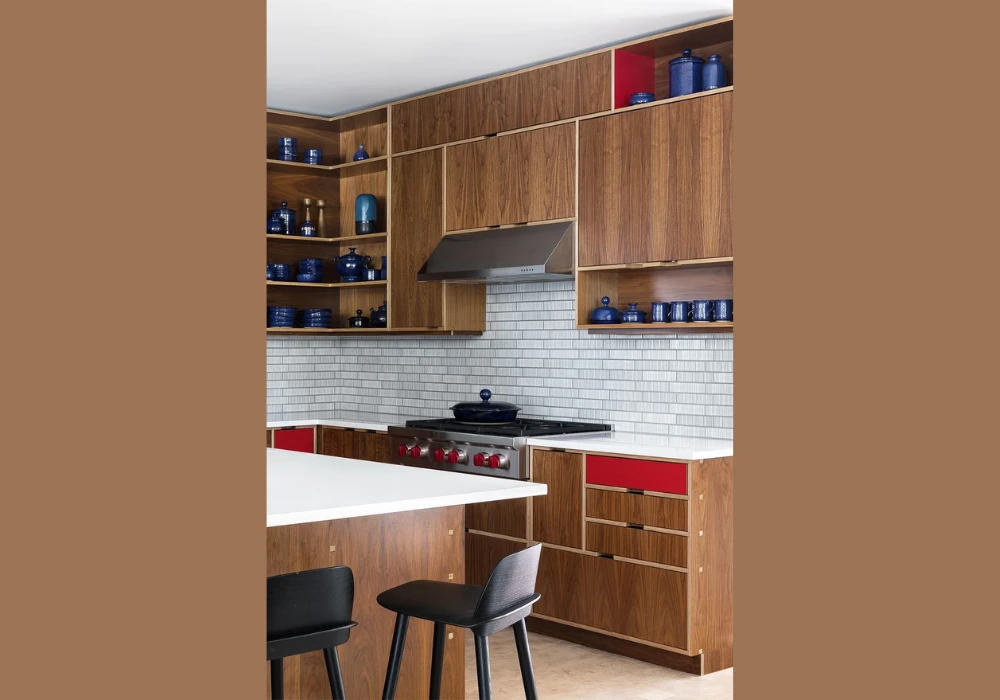 Built in Kitchen Shelves for Seamless Storage Design