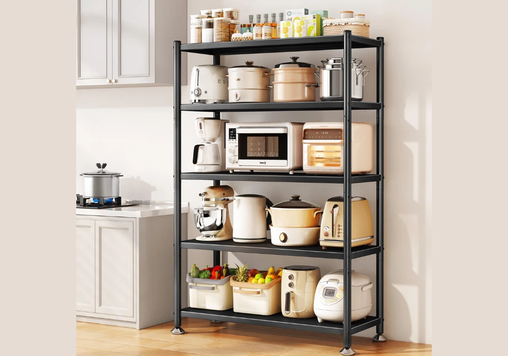 Adjustable Kitchen Shelves for Flexible Storage Needs