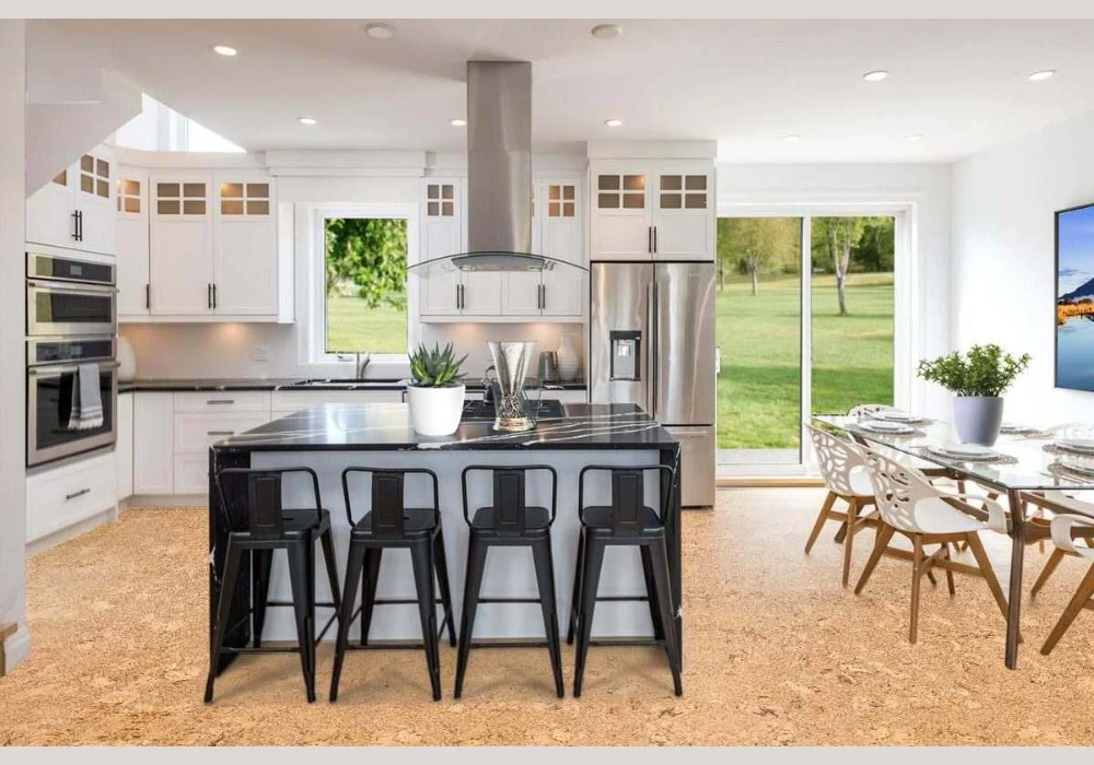 Cork Kitchen Flooring for Soft and Comfortable Surfaces