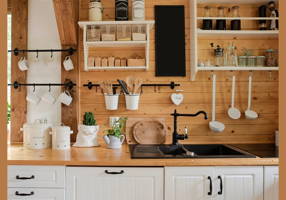 Wall Mounted Kitchen Shelf Ideas for Space Saving