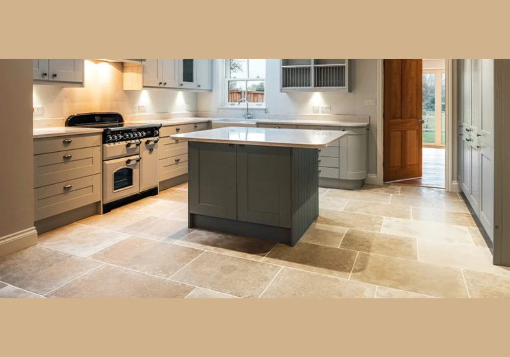 Natural Stone Kitchen Flooring for a Rich Appearance