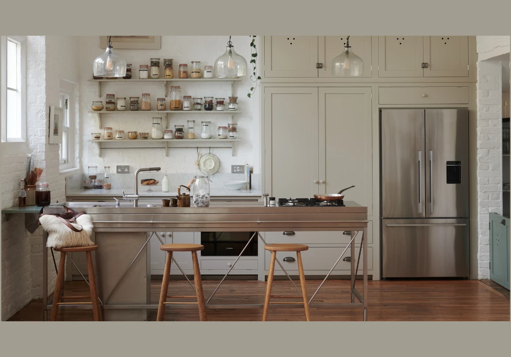 Industrial Style Kitchen Table Idea