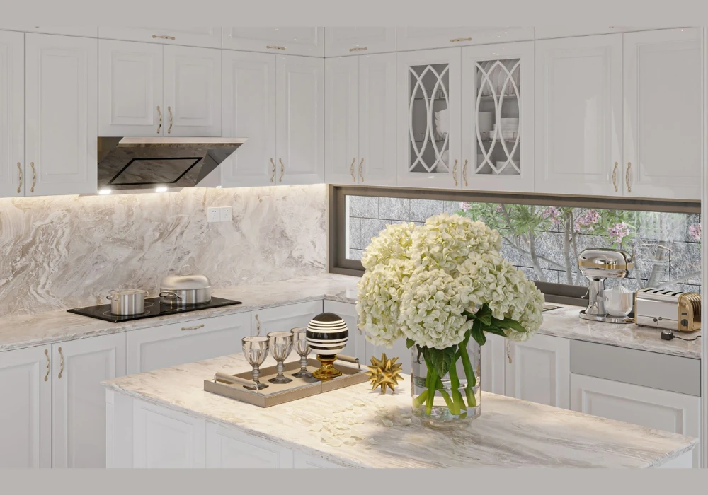 Marble Top Kitchen Table for Elegant Look