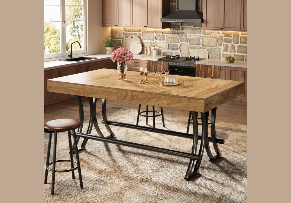 Bar Height Kitchen Table Idea