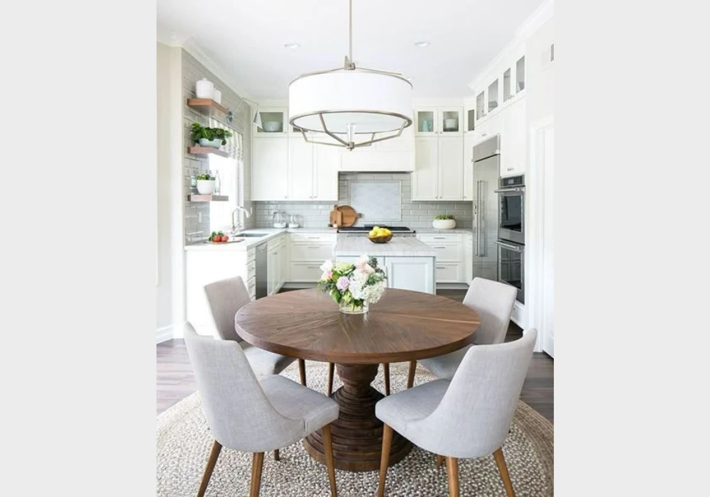 Round Kitchen Dining Table Idea