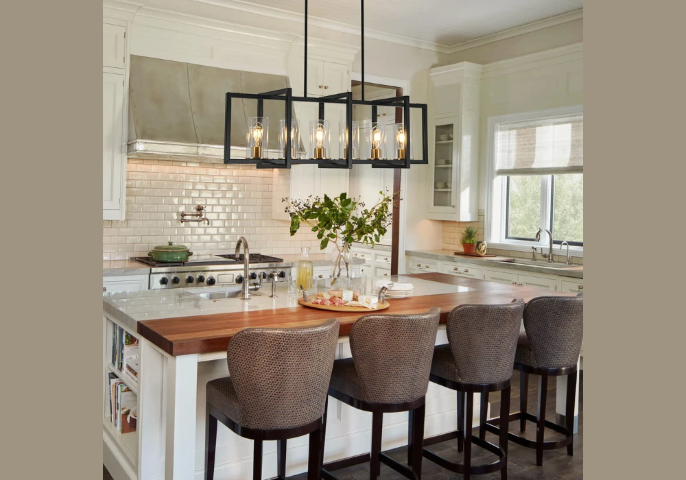 Linear Hanging Light for Rectangular Tables