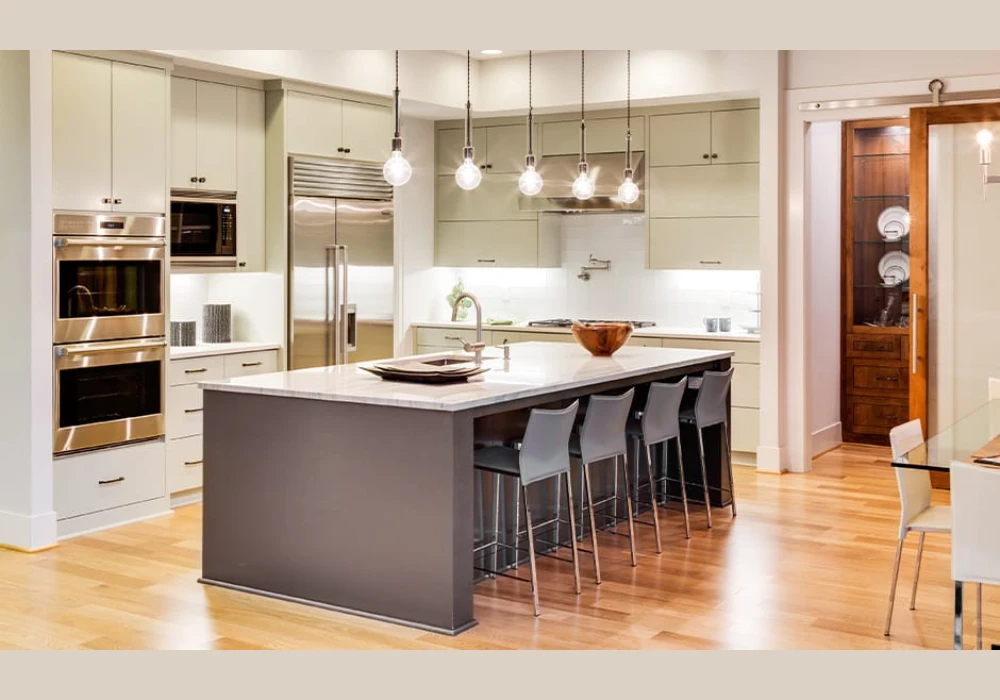 Lantern Style Kitchen Table Lighting Idea