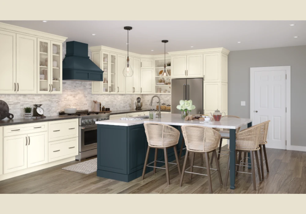 Add a Multi-Functional Kitchen Island for Better Space Use