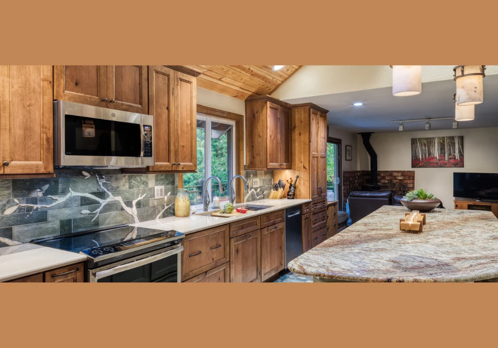 Rustic Wood Cabinets