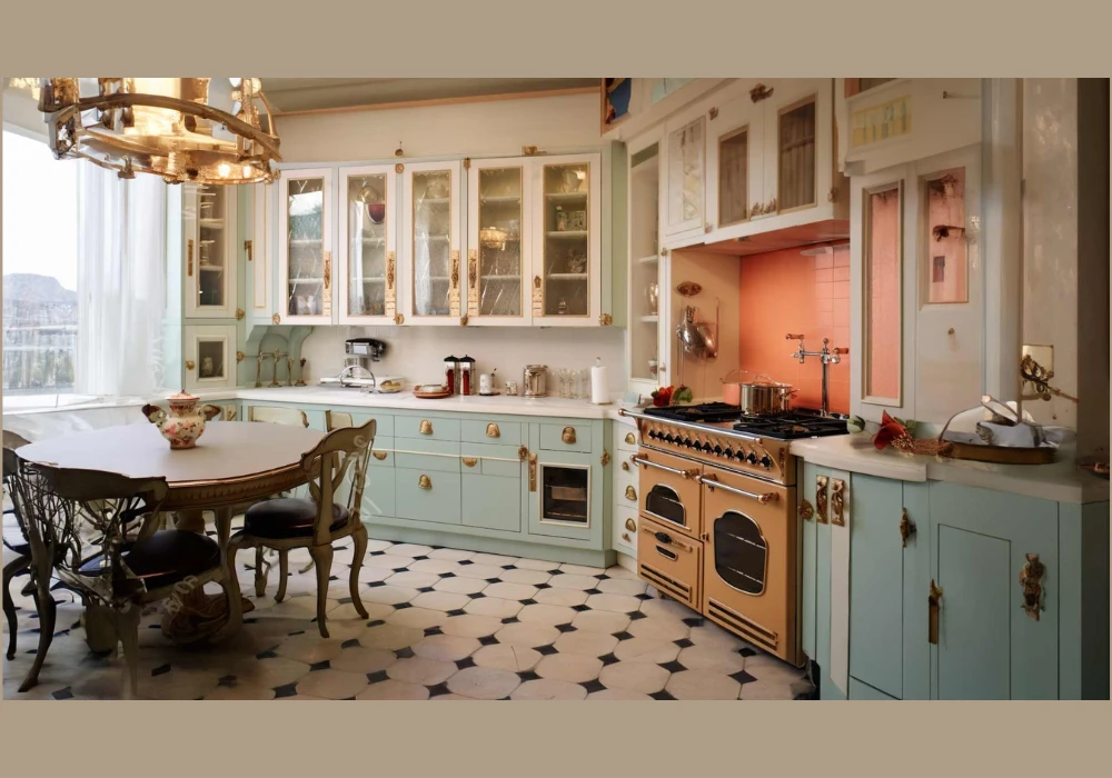 Vintage-Inspired Cabinets