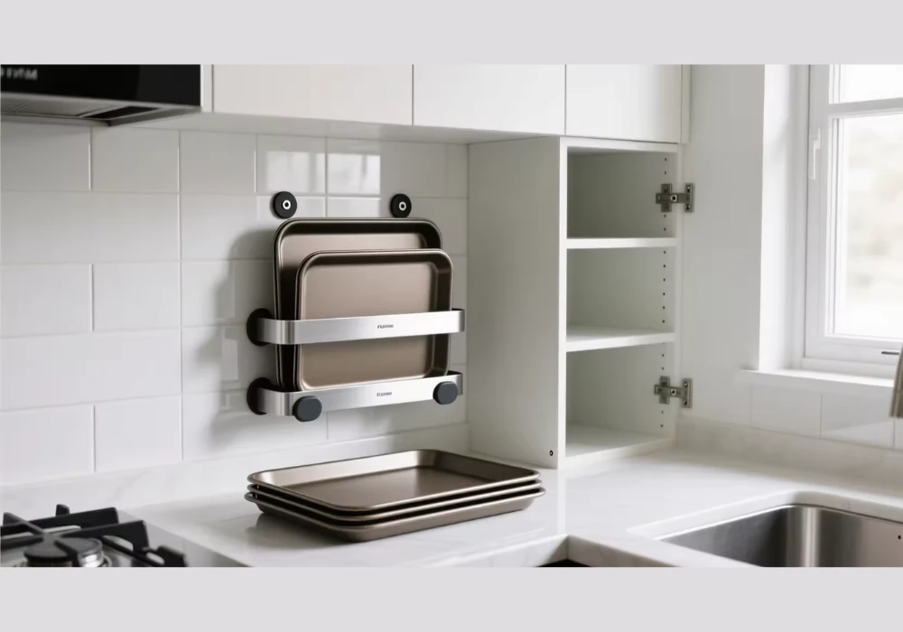 Use Tension Rods for Vertical Storage