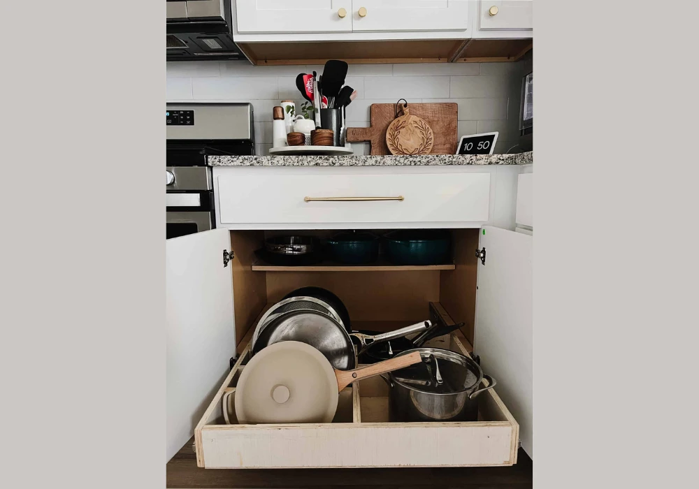 Organize Pots and Pans with Dividers