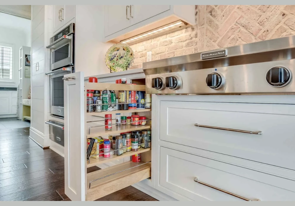 Incorporate Custom Cabinet Inserts for Better Organization