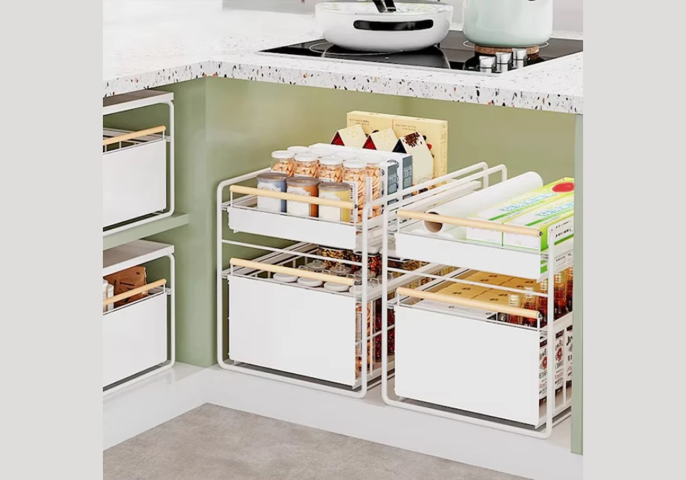 Wire Baskets for Under Sink Storage