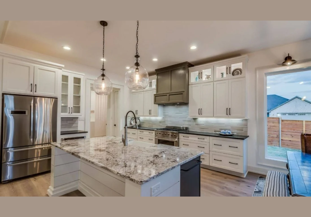 Colored Accent Lighting for a Creative and Personality Driven Kitchen