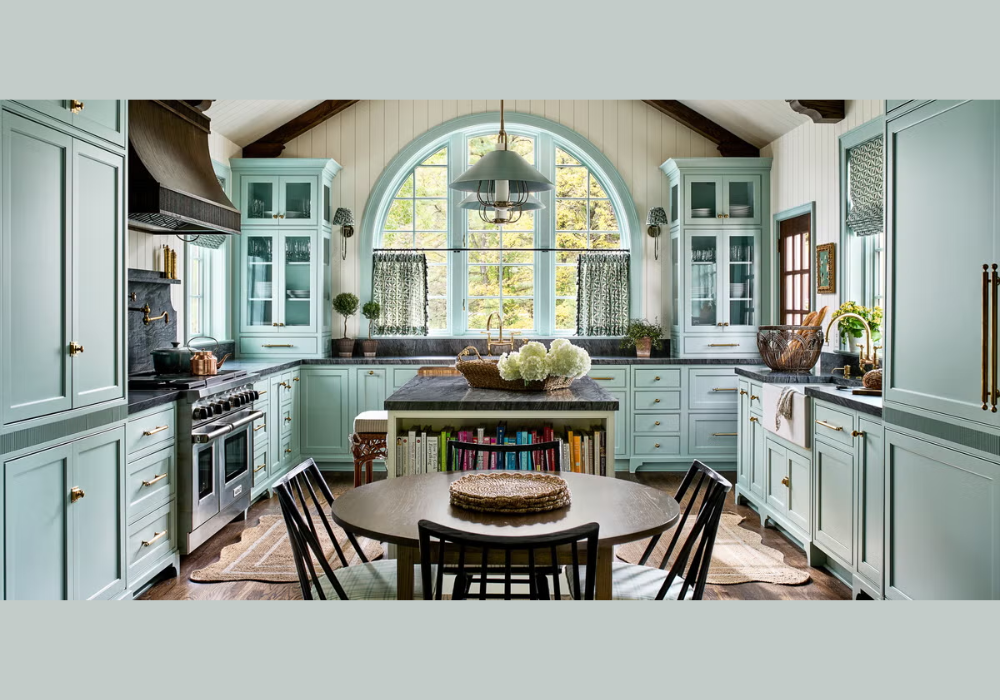 White Kitchen Wall Color Idea for Clean and Bright Look