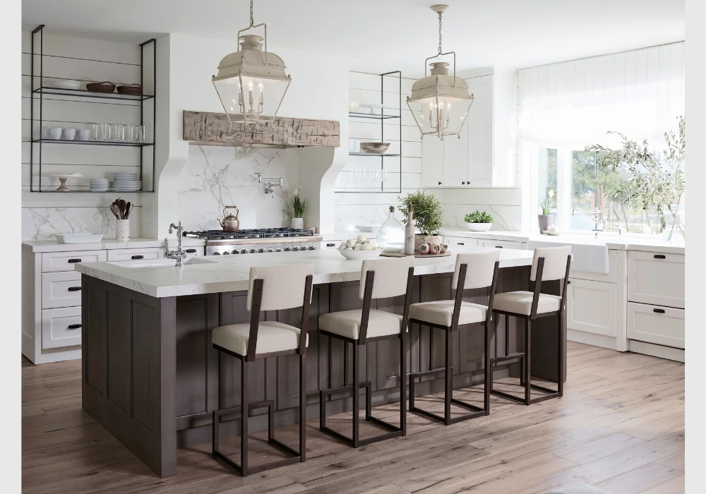 Geometric Kitchen Wallpaper for Modern Style Look