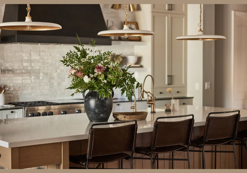 Fresh Flowers and Stem Vase Display for a Naturally Beautiful Island