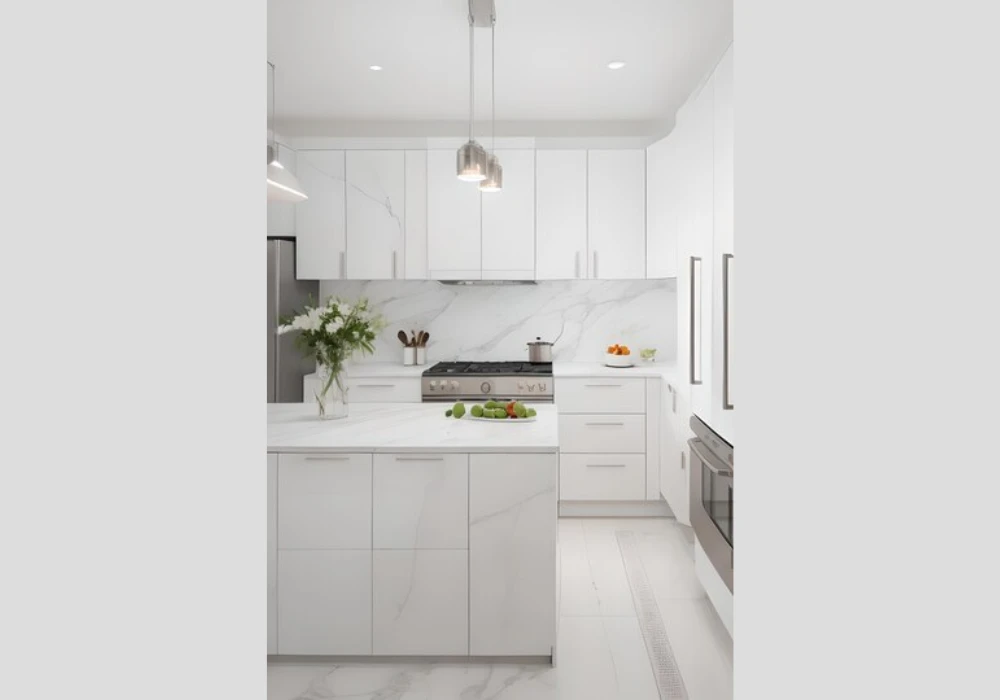 Minimalist Island Decor for a Clean and Uncluttered Kitchen Look