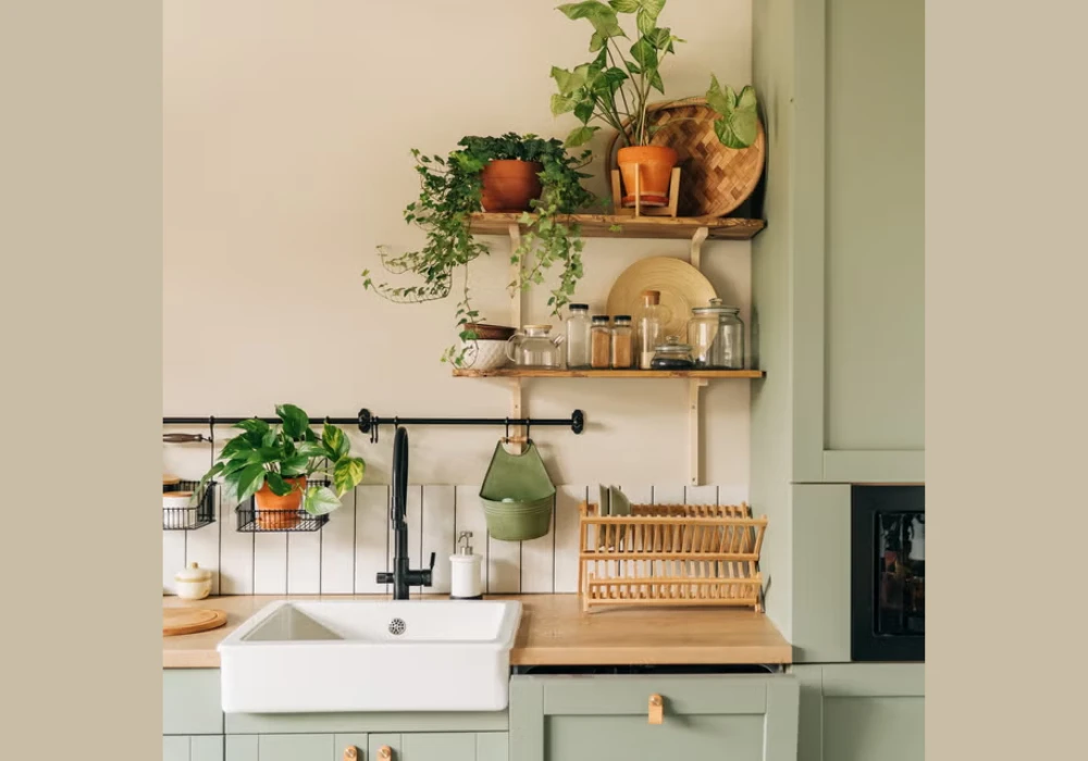 Potted Succulent and Cactus Display for a Low Maintenance Island Decoration