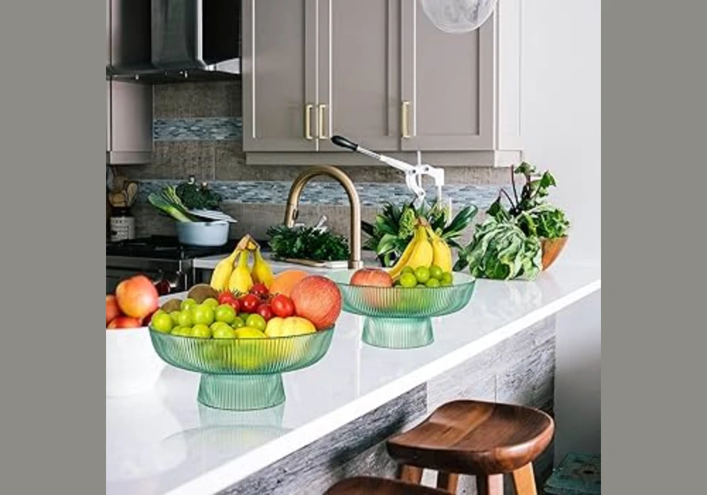 Fruit Bowl Display for Functional Kitchen Countertop Decor