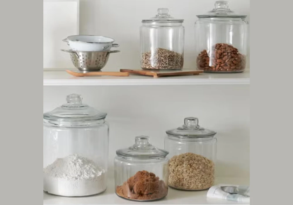 Use Glass Jars for Stylish Storage