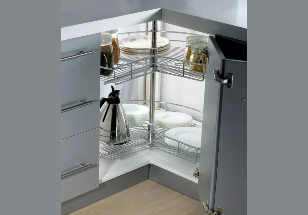 Corner Kitchen Cabinet with Lazy Susan