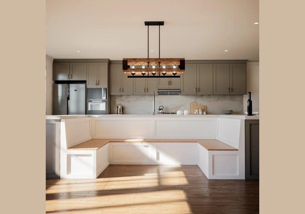 Built In Kitchen Bench with Storage