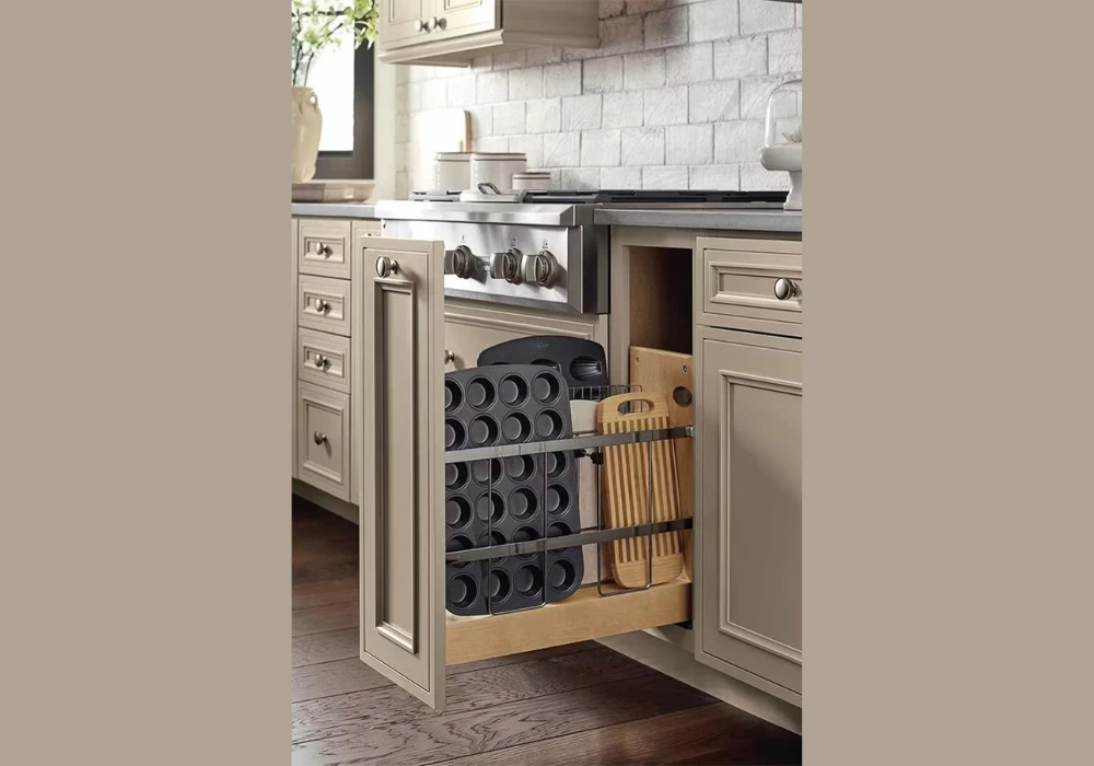 Pull Out Drawer Kitchen Furniture Design for Easy Access