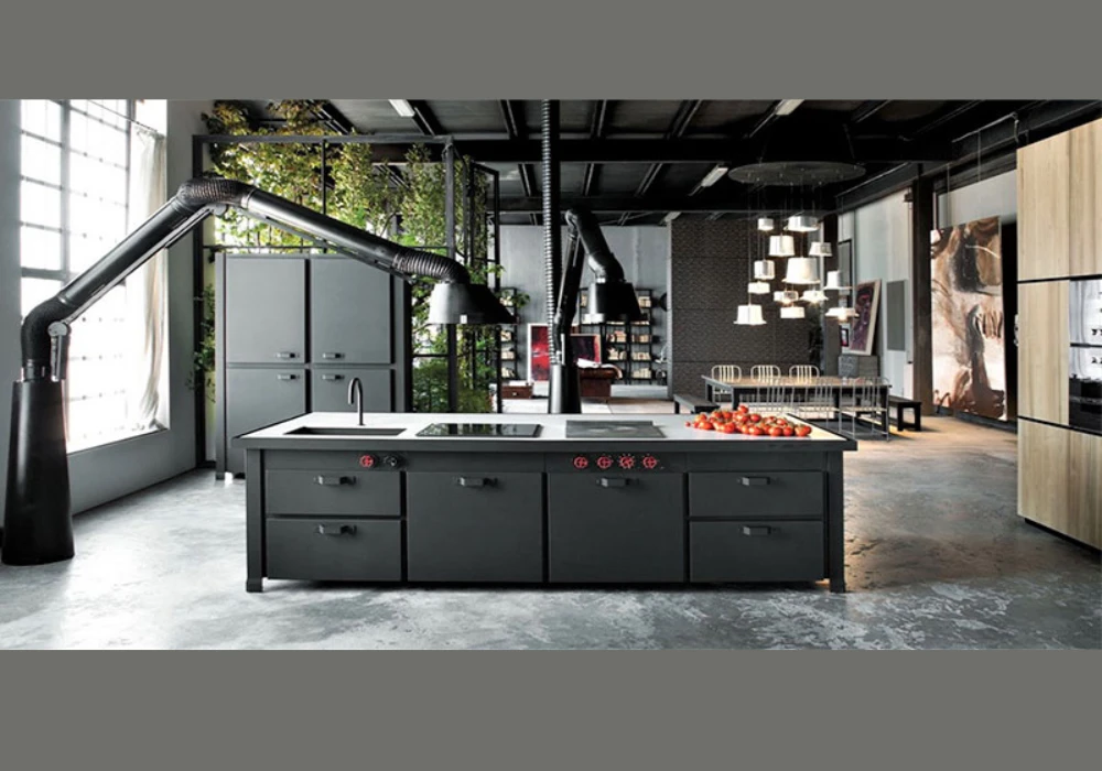 Stainless Steel Kitchen Furniture Design for Durability and Hygiene