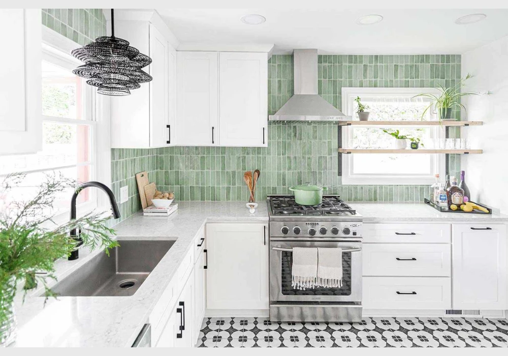 Install a Stylish and Easy to Clean Backsplash