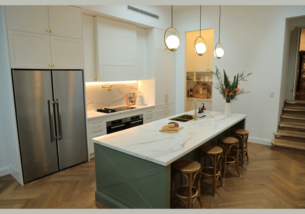 Kitchen Island Addition for Extra Space and Function