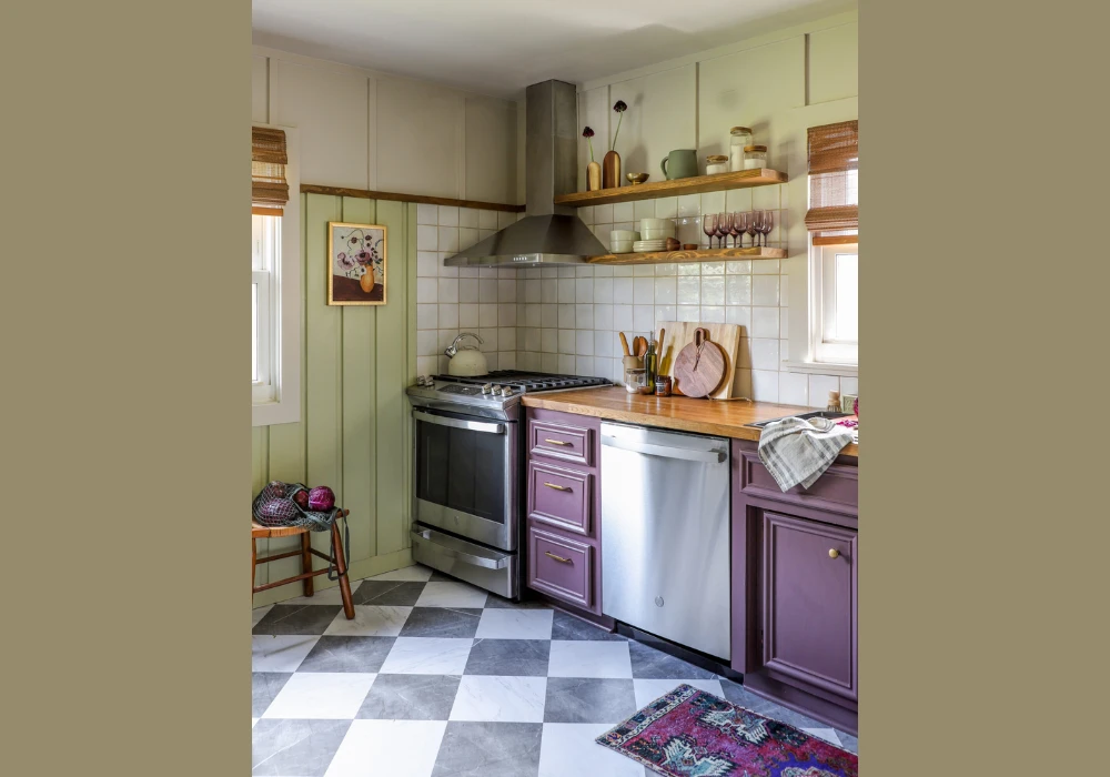 Cabinet Painting for a Low Cost Kitchen Makeover