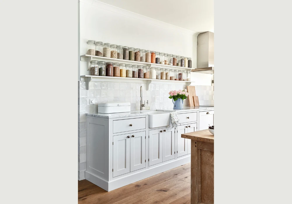  Open Shelving Instead of Upper Cabinets