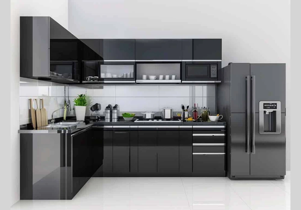 L Shaped Kitchen Layout for Flexible Space Planning