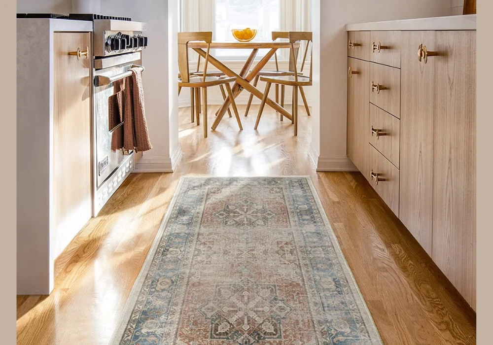 Minimalist Solid Color Kitchen Rugs for Simple Design Lovers