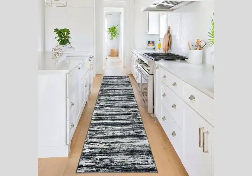 Striped Kitchen Rugs for a Clean and Organized Look