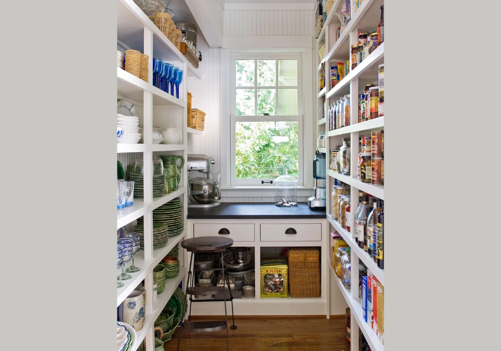 Hidden Cabinet Pantry Wall for Clean and Modern Kitchen Look