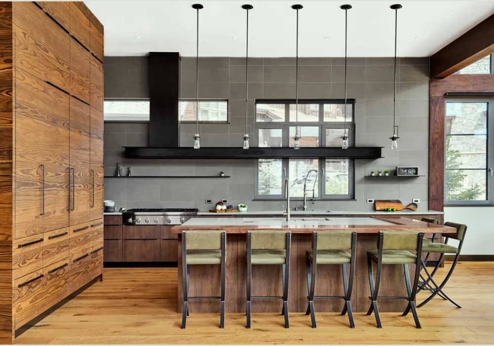 Industrial Style Kitchen Dining Room